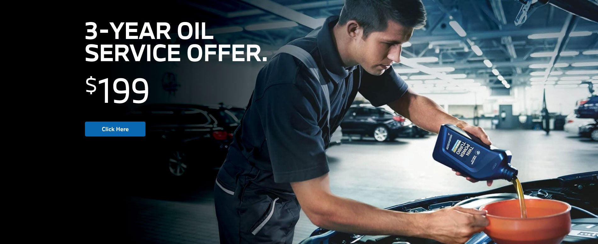 $199 3 year Oil Service Offer