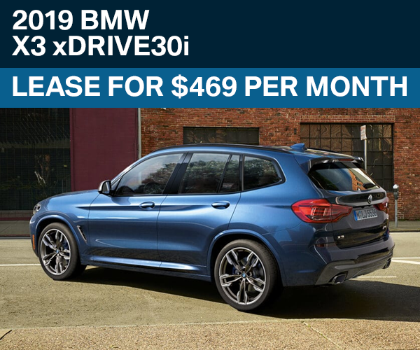 Lease A 2019 Bmw X3 Xdrive30i For Only 469 Per Month At Passport Bmw Marlow Heights Bmw Dealer