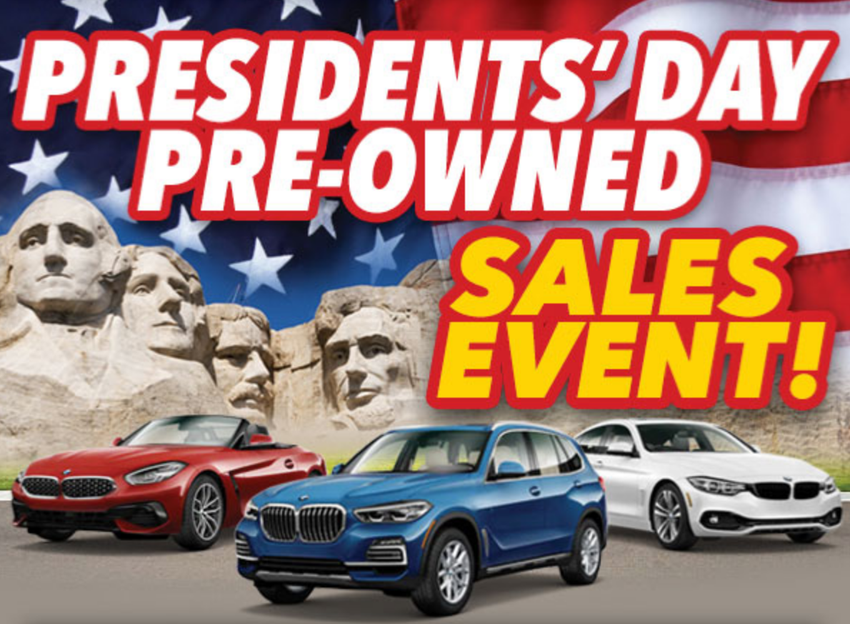 Don't Miss the Presidents' Day Pre-Owned Sales Event at Passport BMW