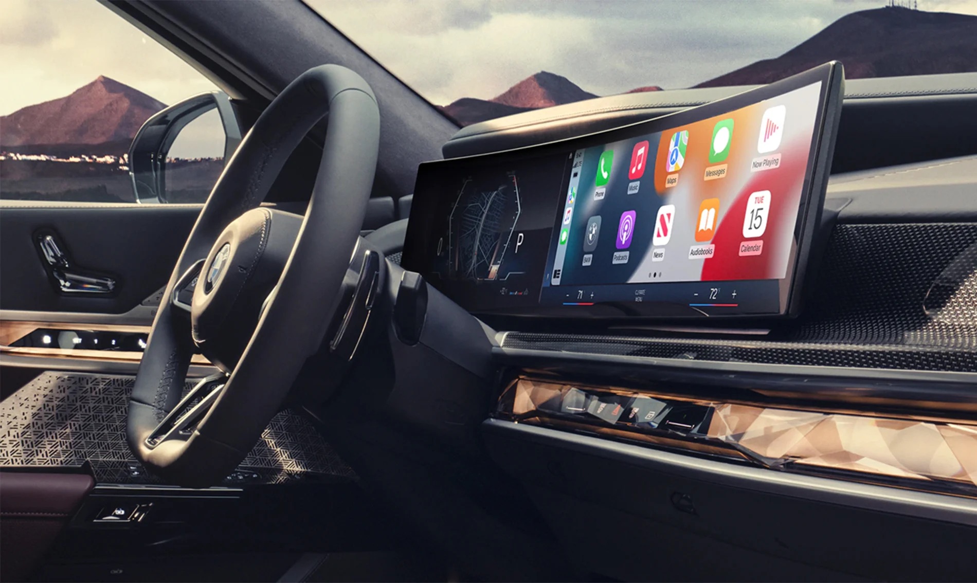 Revolutionizing the Dashboard: BMW's Futuristic Curved Display
