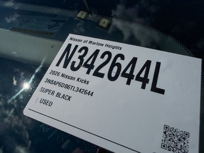 2026 Nissan Kicks SR