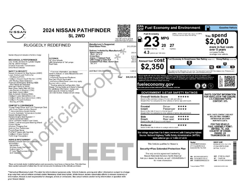 2024 Nissan Pathfinder SL