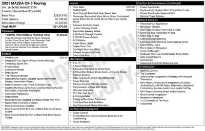 2021 Mazda Mazda CX-5 Touring