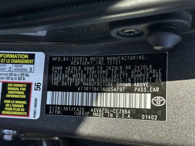 2022 Toyota Camry LE