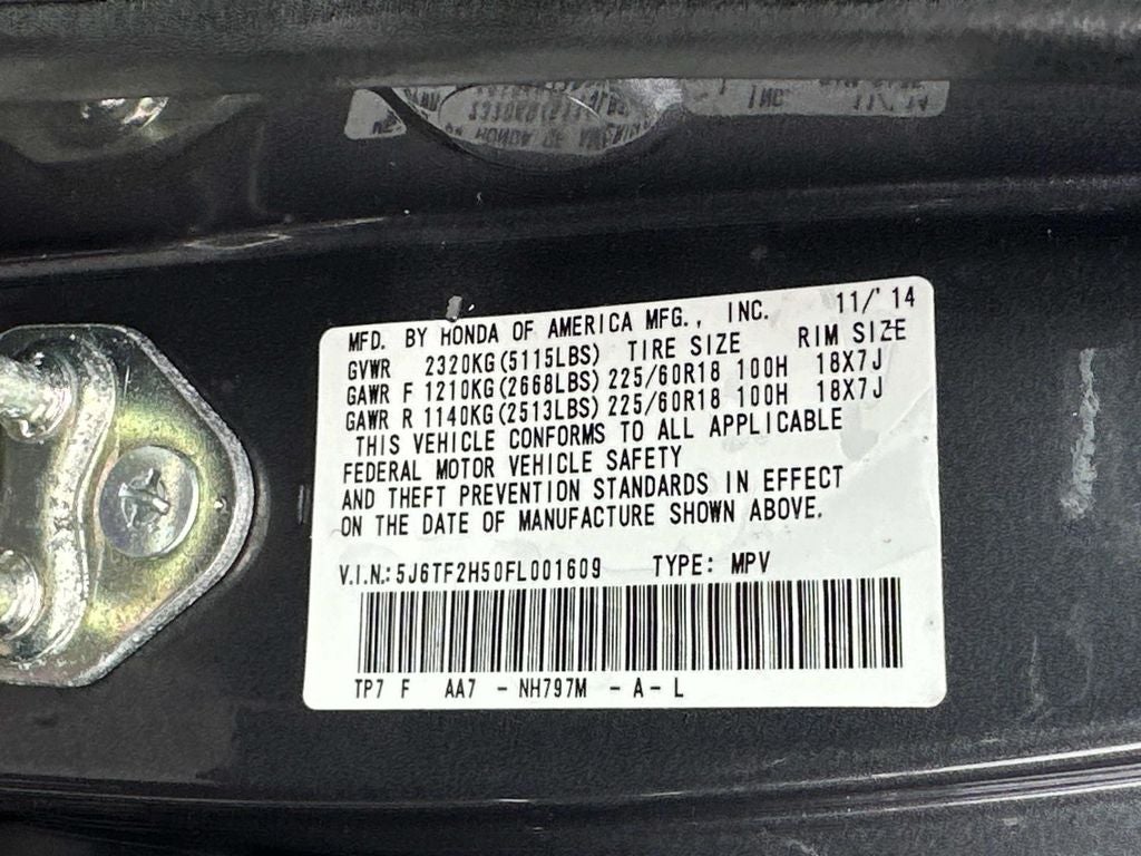 2015 Honda Crosstour EX-L