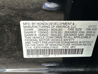 2022 Acura MDX Advance SH-AWD