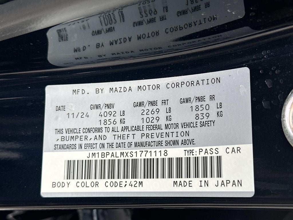 2025 Mazda Mazda3 2.5 S Preferred Package