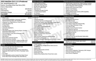 2022 Mazda Mazda CX-5 2.5 S Preferred Package