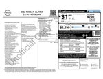 2022 Nissan Altima 2.5 SV Nissan Certified