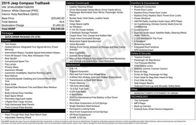 2019 Jeep Compass Trailhawk