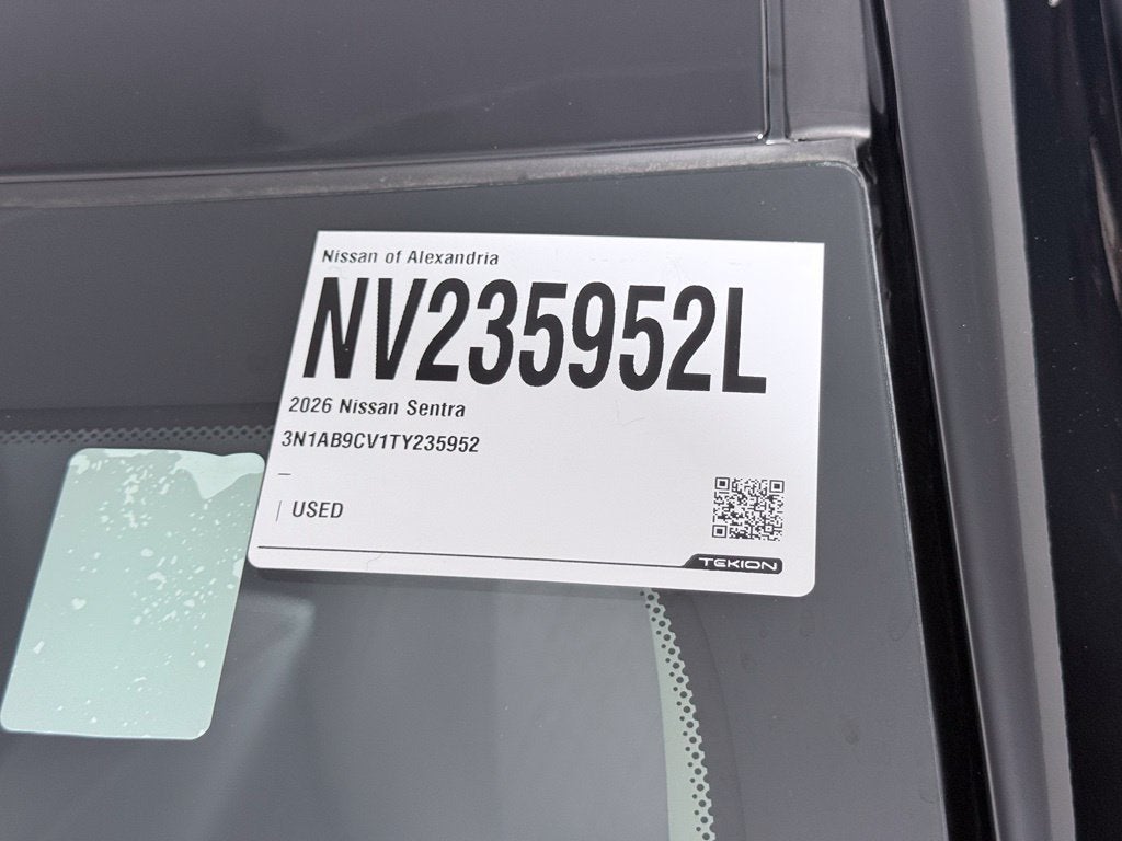 2026 Nissan Sentra SV Nissan Certified