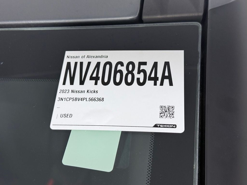 2023 Nissan Kicks S Nissan Certified