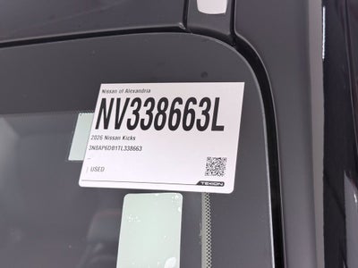 2026 Nissan Kicks SR Nissan Certified
