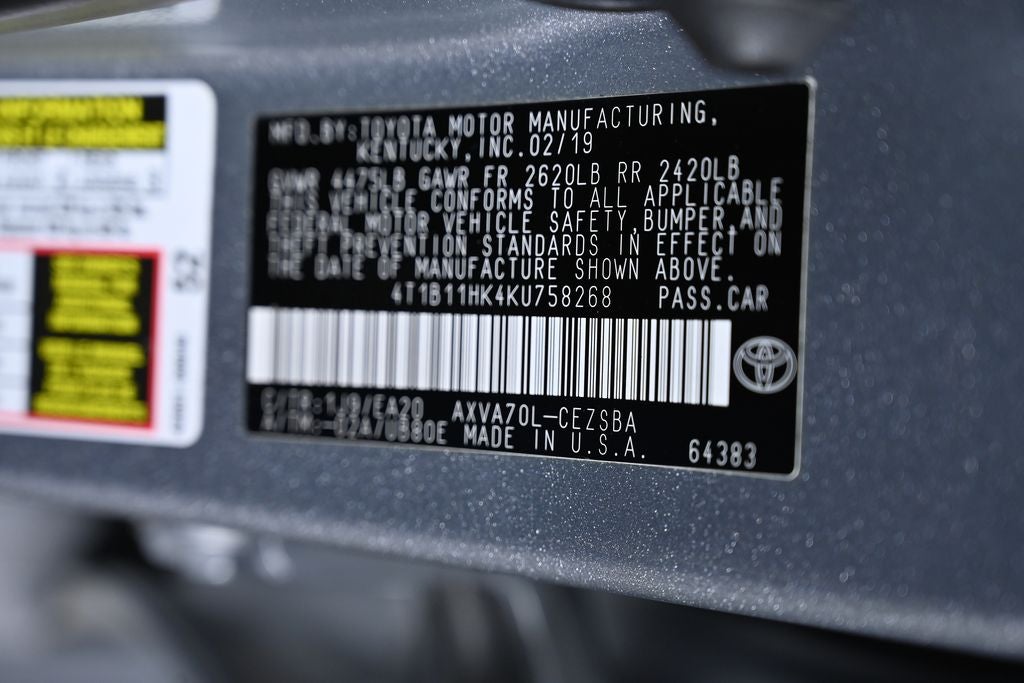 2019 Toyota Camry SE