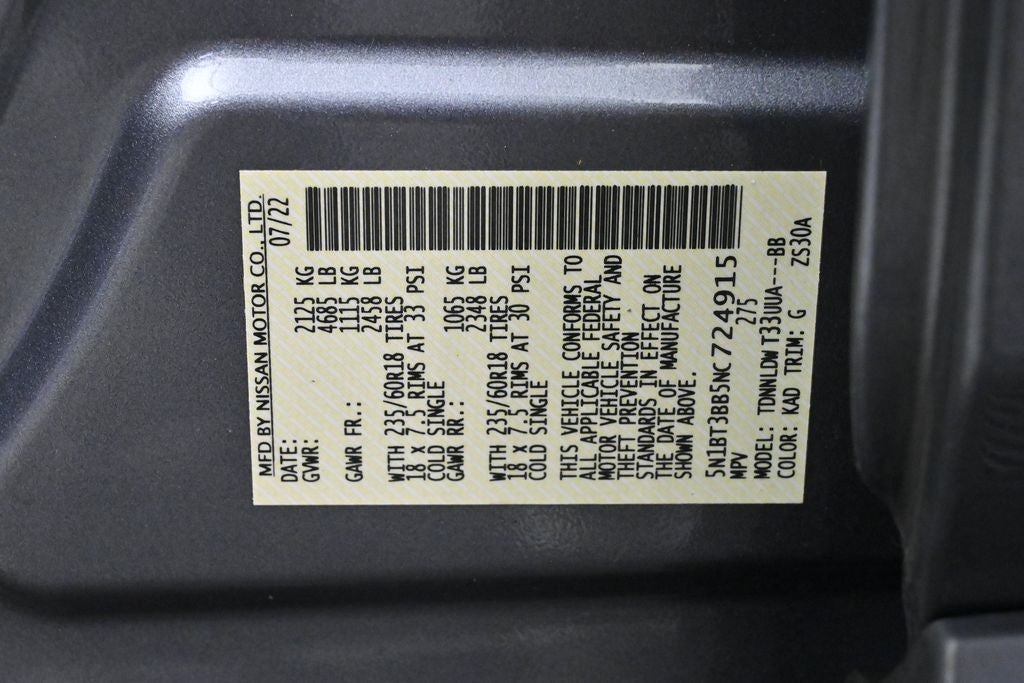 2022 Nissan Rogue SV Nissan Certified