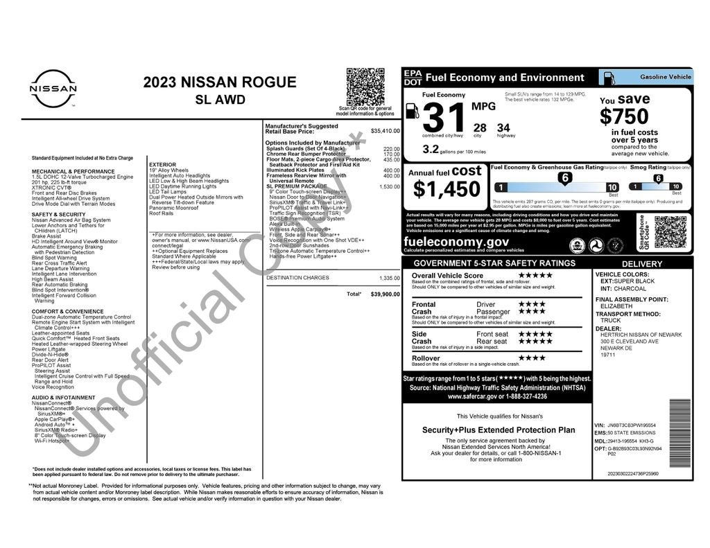 2023 Nissan Rogue SL Premium