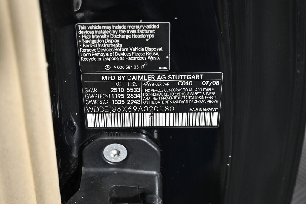 2009 Mercedes-Benz CL-Class CL 550 4MATIC®