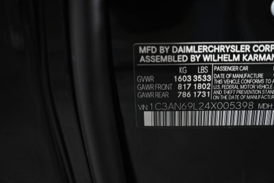 2004 Chrysler Crossfire 2dr Cpe