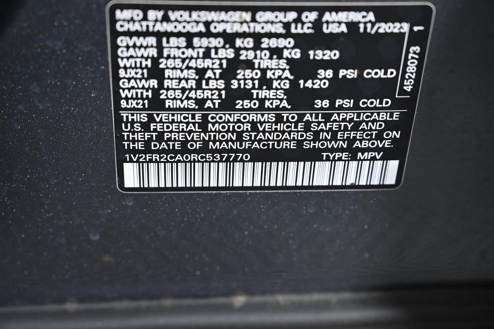 2024 Volkswagen Atlas 2.0T SEL Premium R-Line