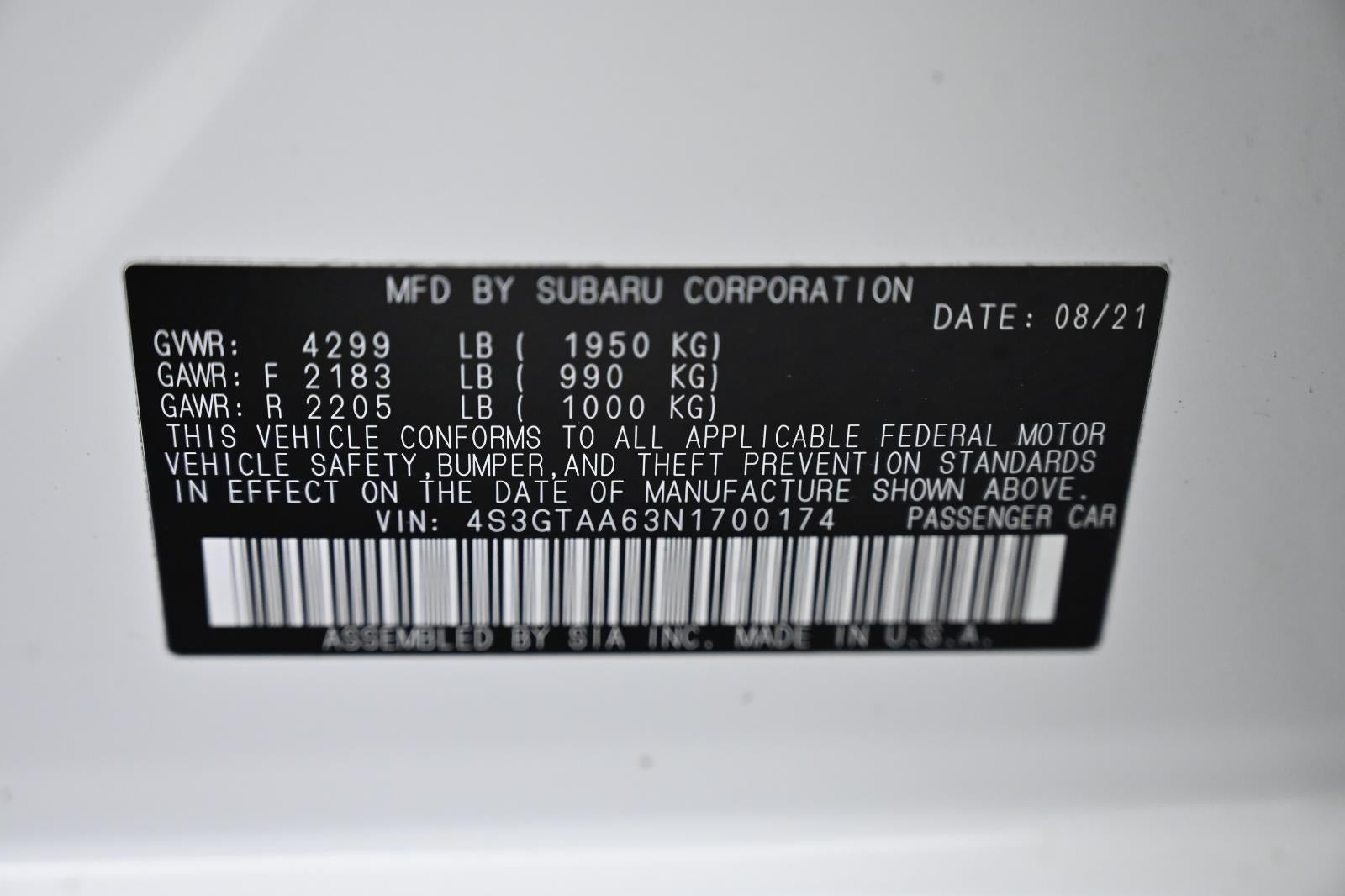 2022 Subaru Impreza Base