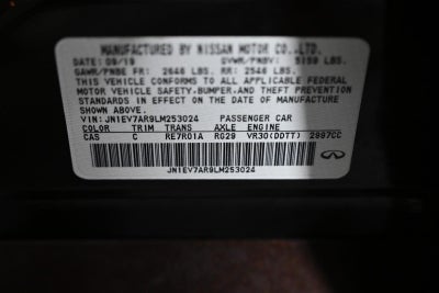 2020 INFINITI Q50 3.0t LUXE