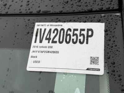 2016 INFINITI Q50 3.0t Red Sport 400