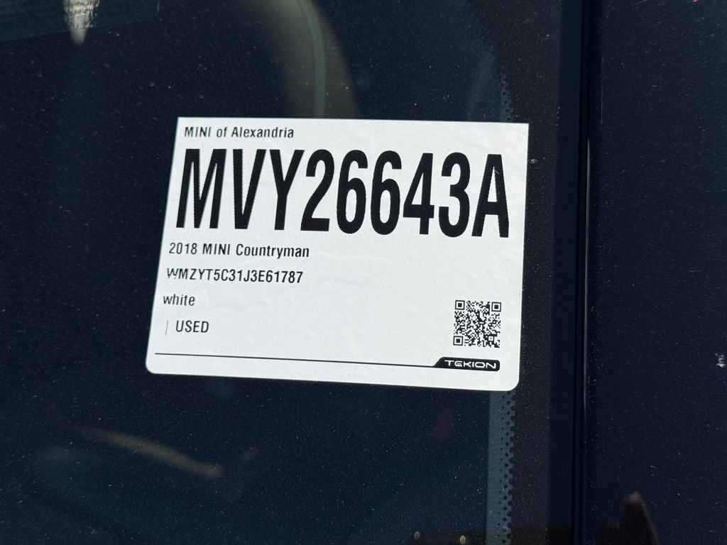 2018 MINI Cooper S Countryman Base