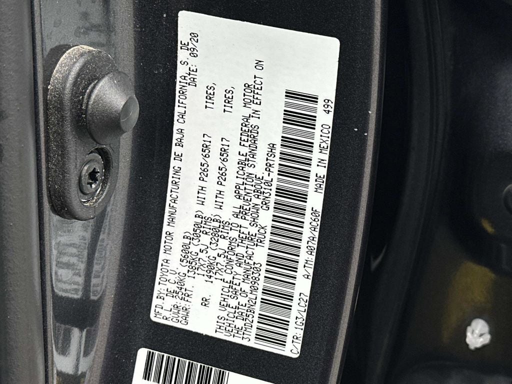 2020 Toyota Tacoma SR5 V6