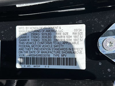 2024 Honda CR-V Hybrid Sport