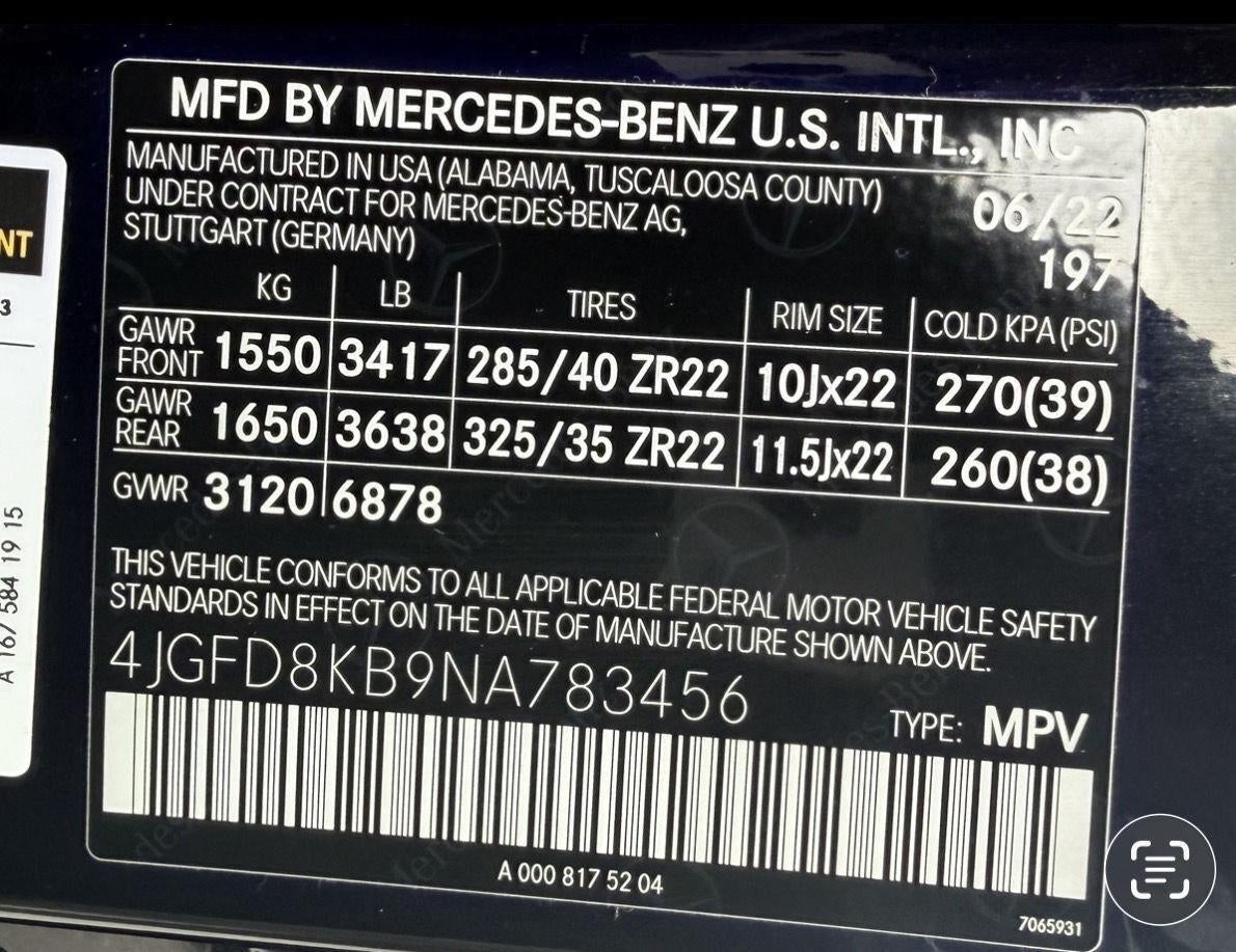 2022 Mercedes-Benz Gle AMG® GLE 63 S