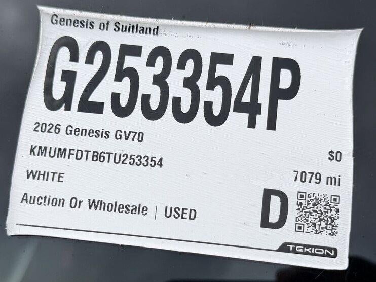 2026 Genesis GV70 2.5T Sport Prestige