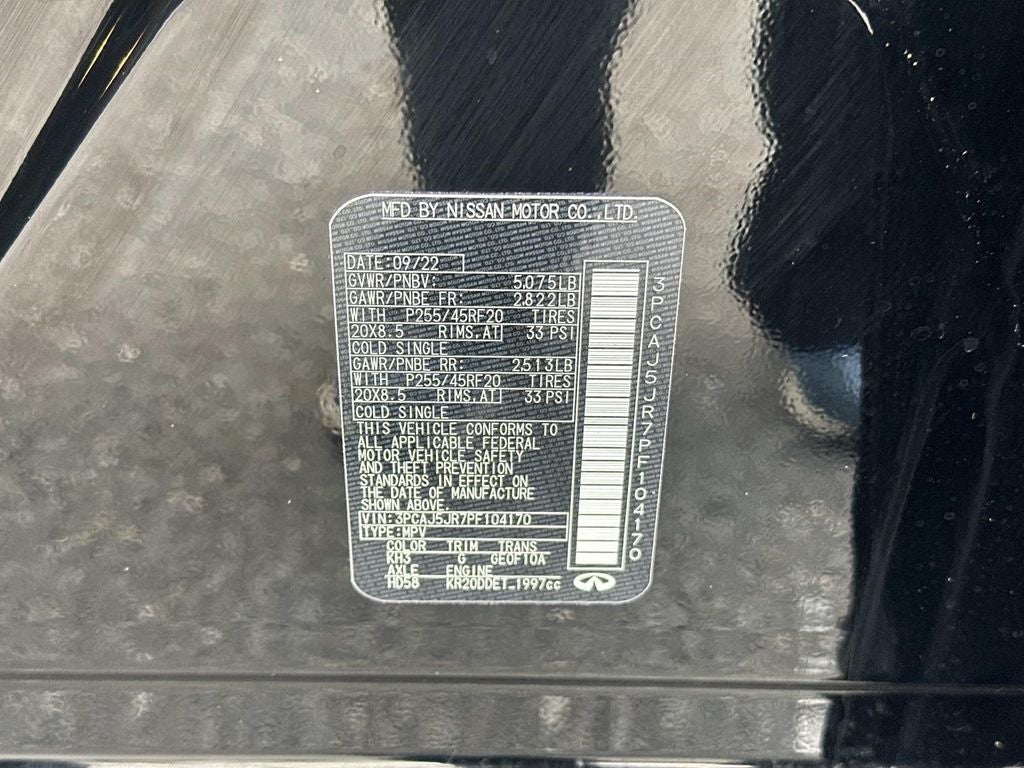 2023 INFINITI QX55 LUXE