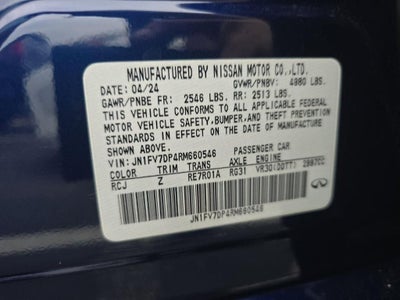 2024 INFINITI Q50 Red Sport 400