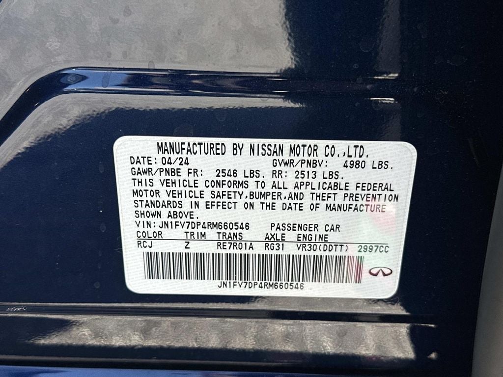 2024 INFINITI Q50 Red Sport 400