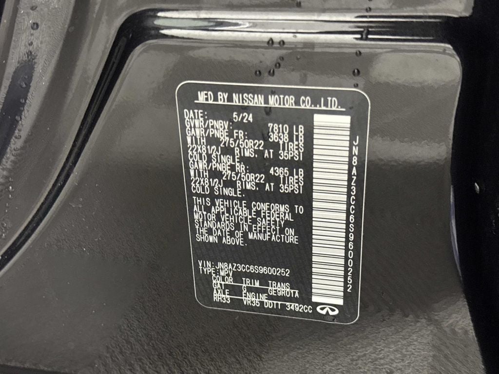 2025 INFINITI QX80 AUTOGRAPH