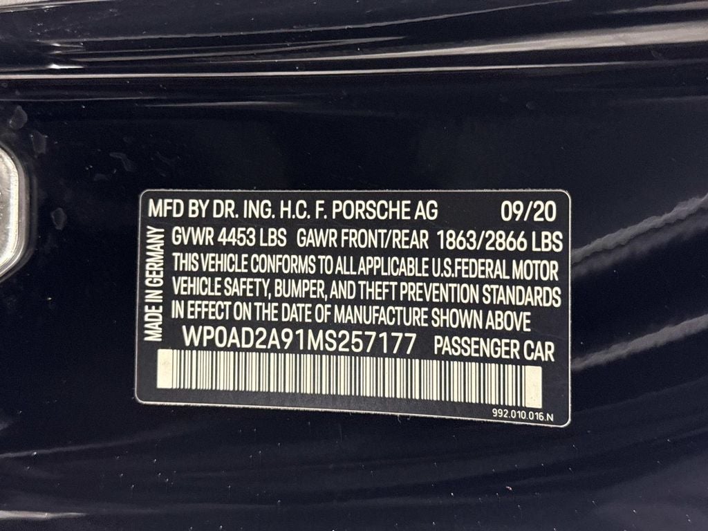 2021 Porsche 911 Turbo S