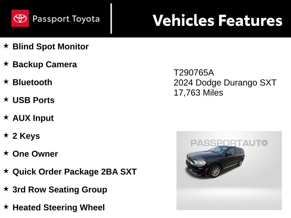 2024 Dodge Durango SXT