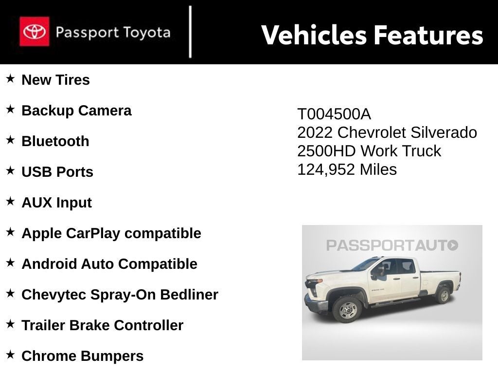 2022 Chevrolet Silverado 2500HD Work Truck