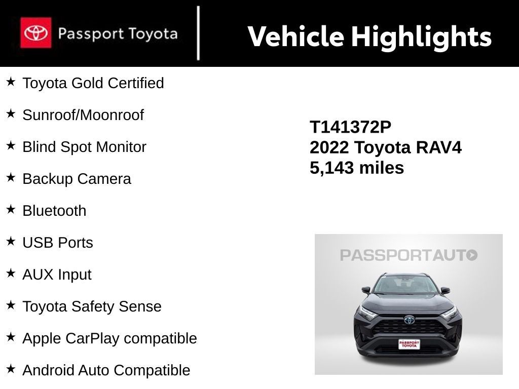 2022 Toyota RAV4 Hybrid XLE
