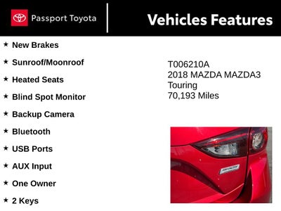 2018 Mazda Mazda3 Touring