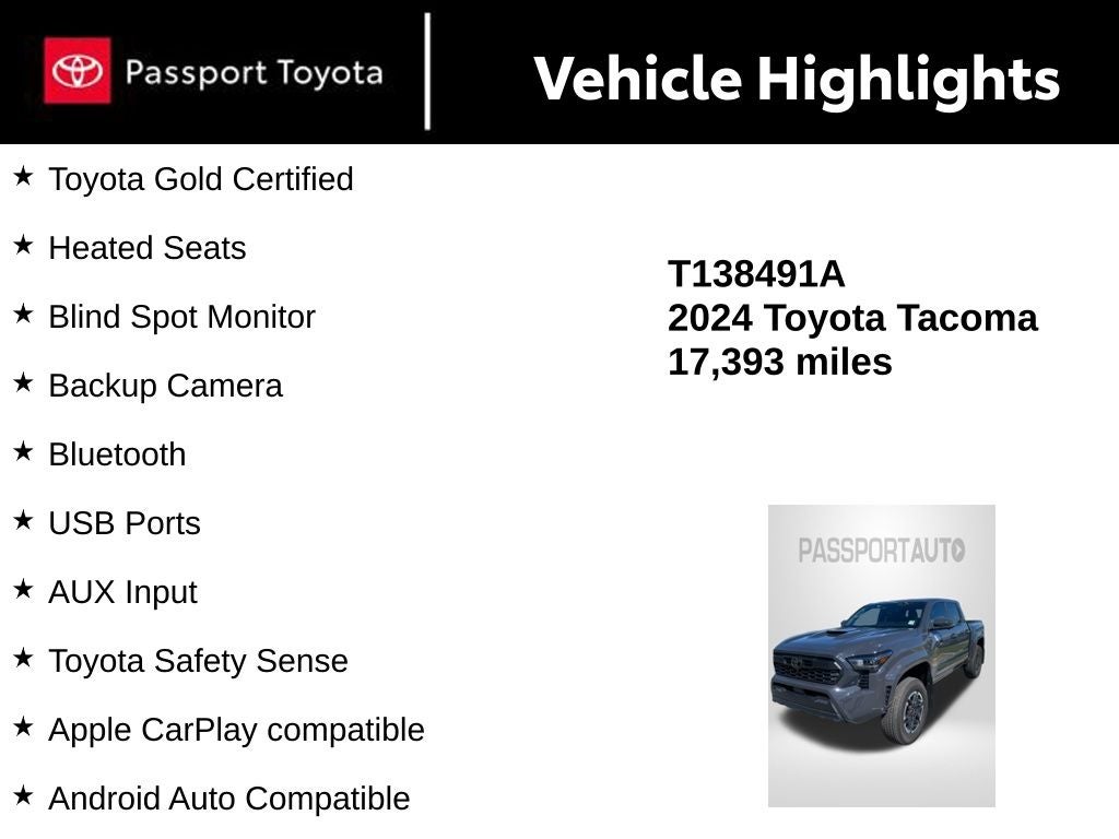 2024 Toyota Tacoma TRD Sport