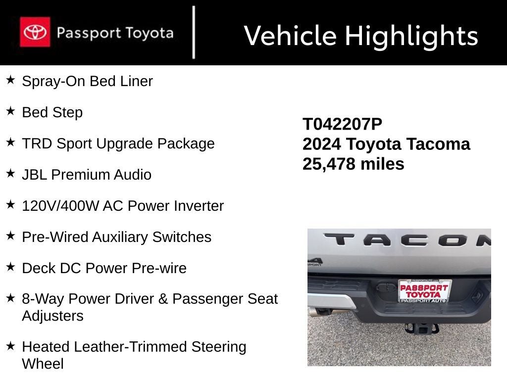 2024 Toyota Tacoma TRD Sport