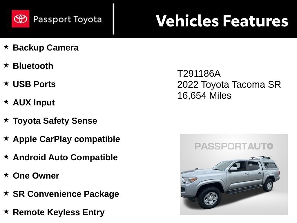 2022 Toyota Tacoma SR