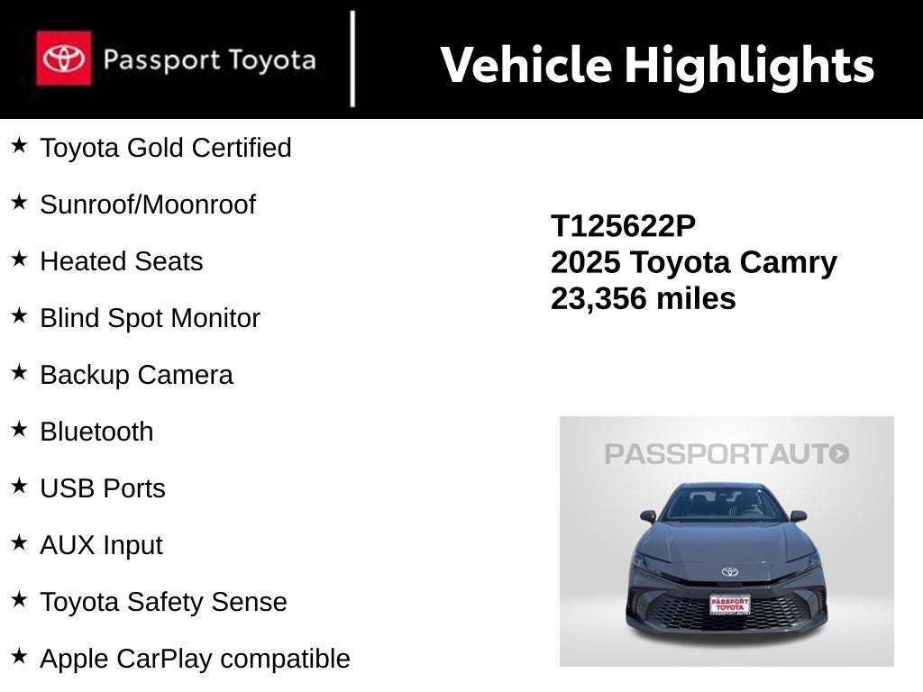 2025 Toyota Camry SE