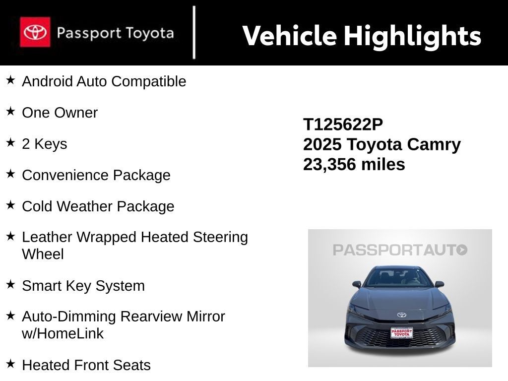 2025 Toyota Camry SE