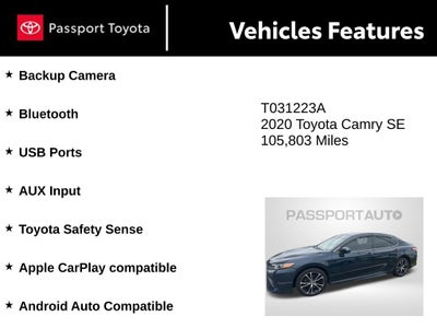 2020 Toyota Camry SE