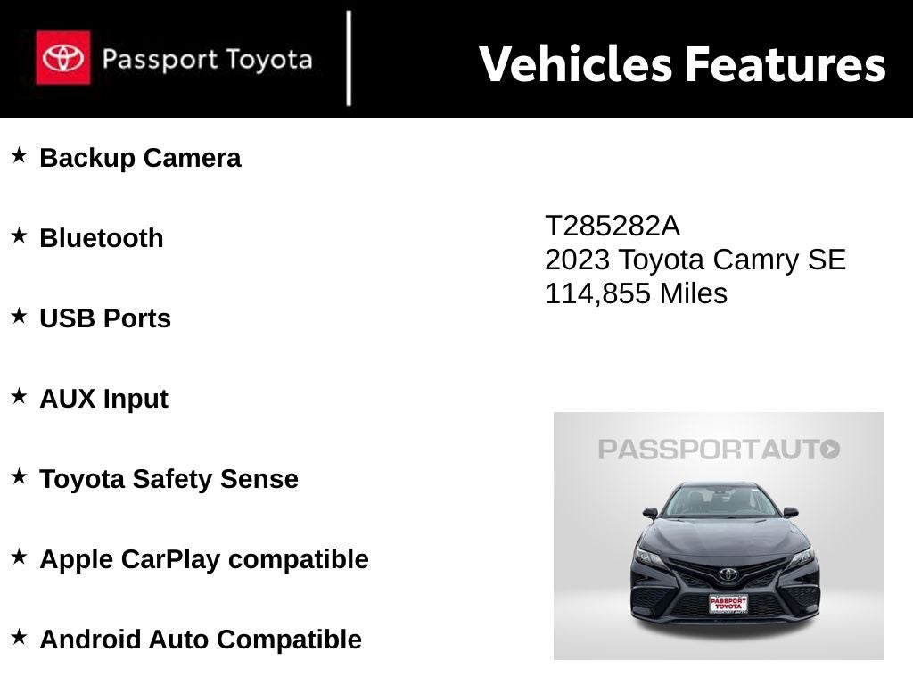 2023 Toyota Camry SE