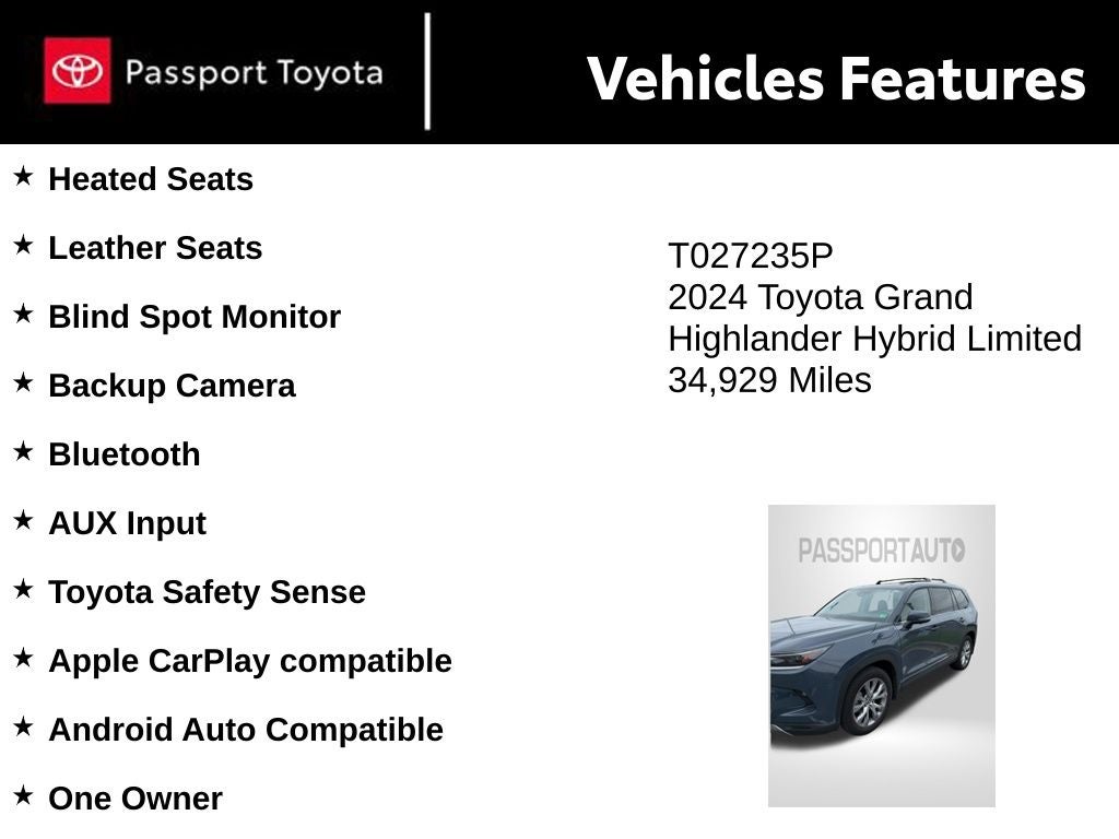 2024 Toyota Grand Highlander Hybrid Limited