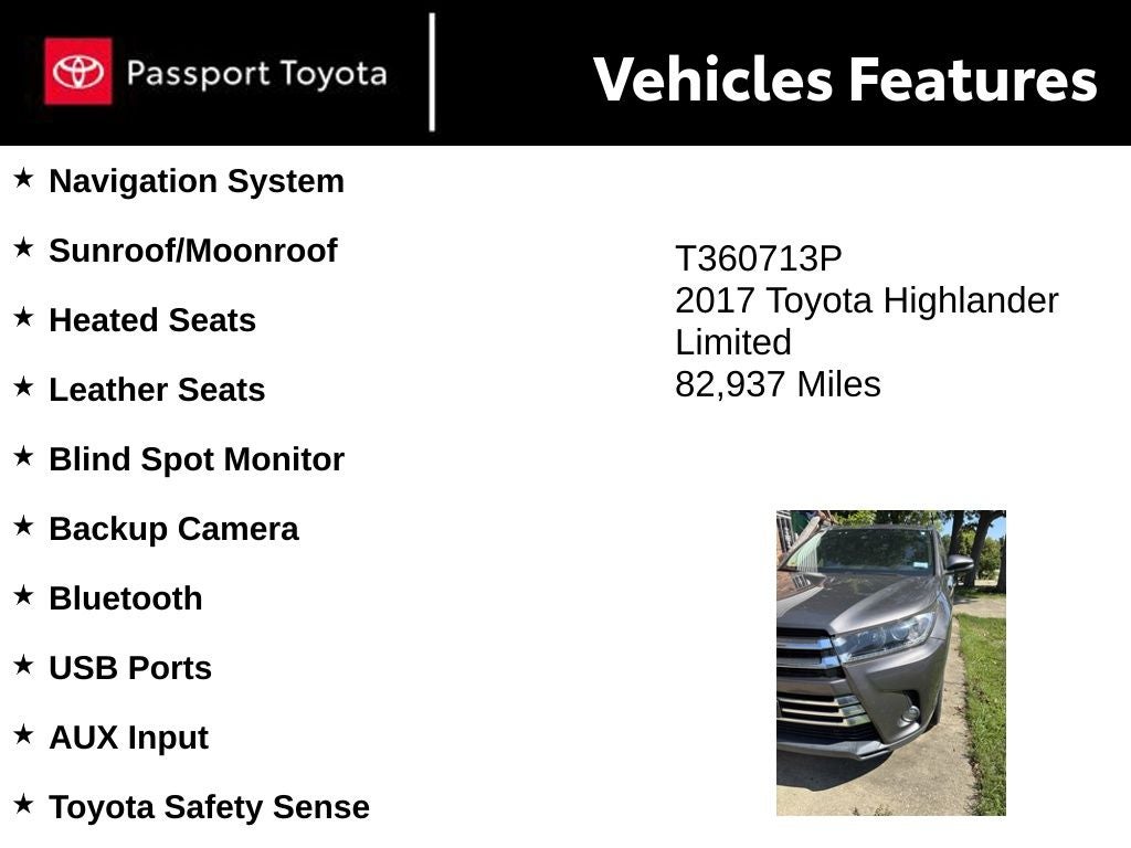 2017 Toyota Highlander Limited