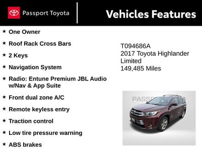 2017 Toyota Highlander Limited